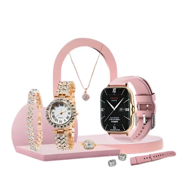 A58 Plus 6 In 1 – Smartwatch For Women | Best Quality Smart Watch For Girls