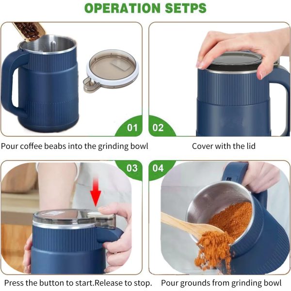 Electric Coffee Grinder & Food Processor
