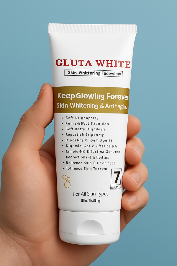 Gluta White 100% Natural Skin Whitening & Anti-aging Face Wash