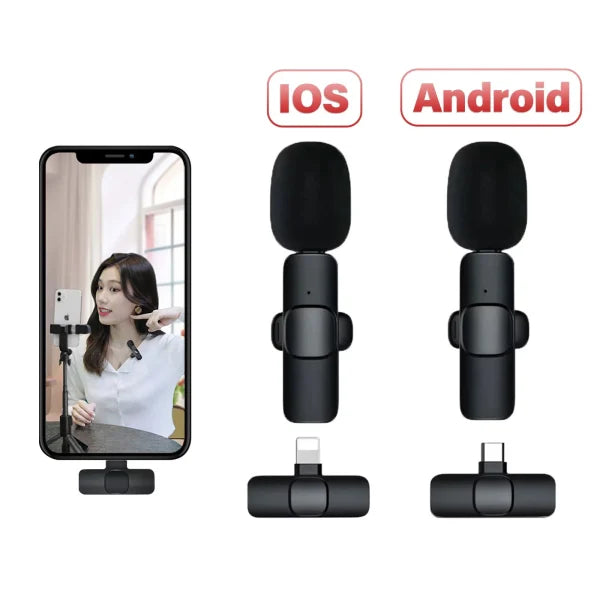K11 Type-c Wireless Microphone K8 Collar Mic For Type C