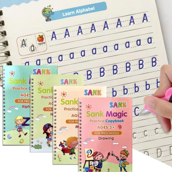 Sank Calligraphy Magic Book | Pack Of 4 Books