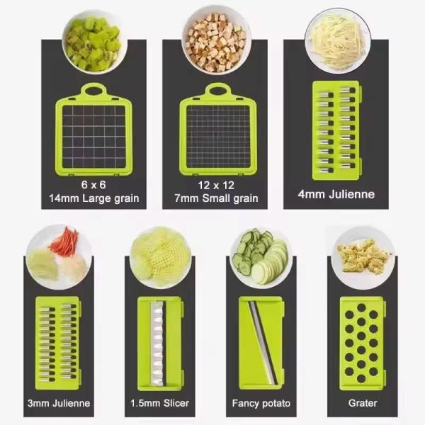 16 In 1 Multifunctional Vegetable Slicer Cutter