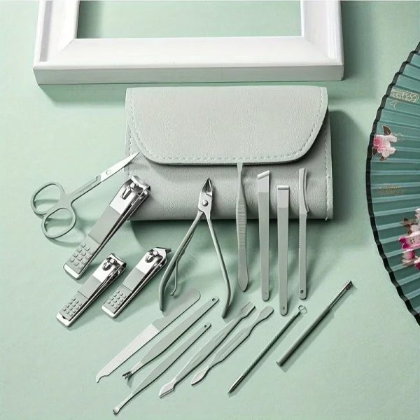 16pcs Professional Manicure & Pedicure Set
