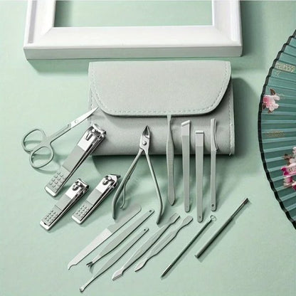 16pcs Professional Manicure & Pedicure Set