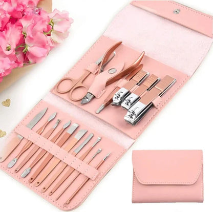 16pcs Professional Manicure & Pedicure Set
