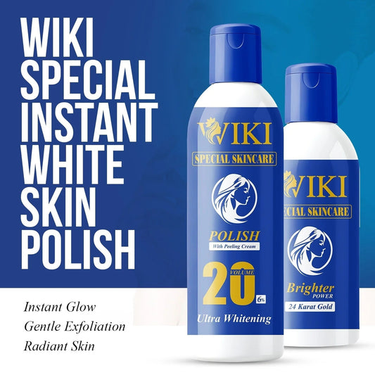 VIKI Special Skincare Brighter Power 24K Gold & 2 in 1 Polish with Peeling Cream