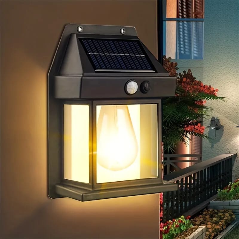 Solar Tungsten Filament Lamp Outdoor Waterproof Intelligent