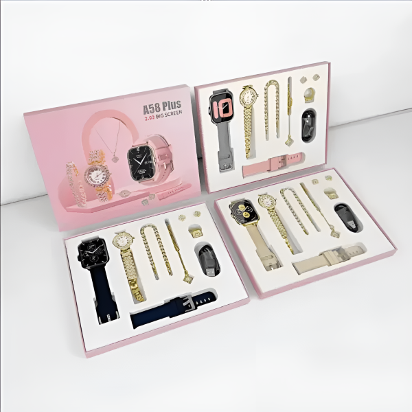 A58 Plus 6 In 1 – Smartwatch For Women | Best Quality Smart Watch For Girls