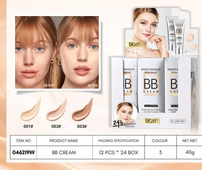 Bob Naked Makeup Waterproof Full Coverage Bb Cream