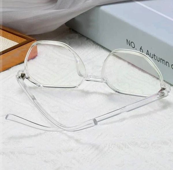 Elegant Uv Protectant Sunglasses Transparent Sunglasses