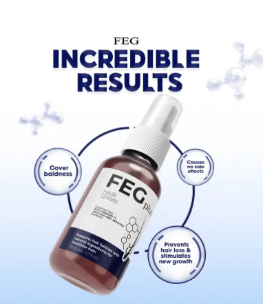 Feg Plus Hair & Beard Growth Serum Spray 50m