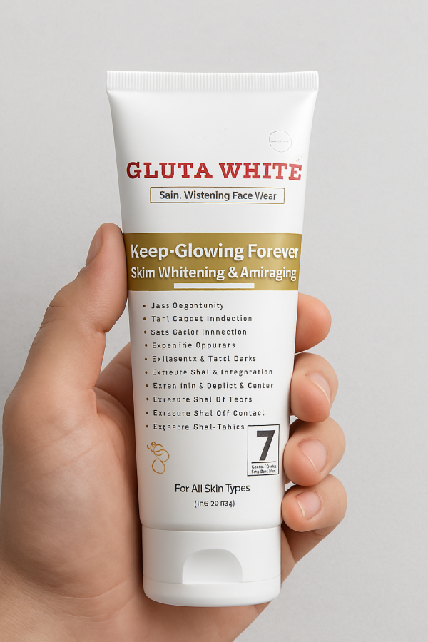Gluta White 100% Natural Skin Whitening & Anti-aging Face Wash