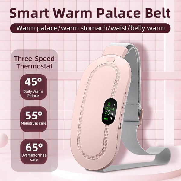 Heating Pad Women Period Pain Cramp Relief Belt -portable