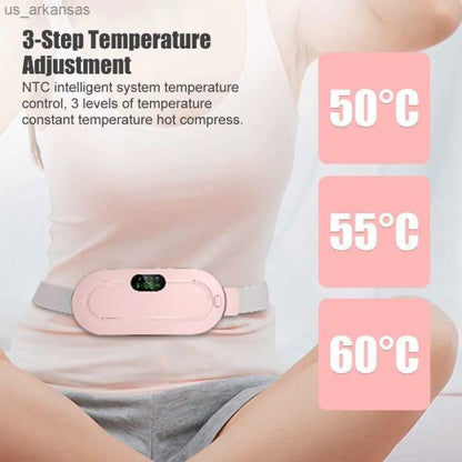 Heating Pad Women Period Pain Cramp Relief Belt -portable