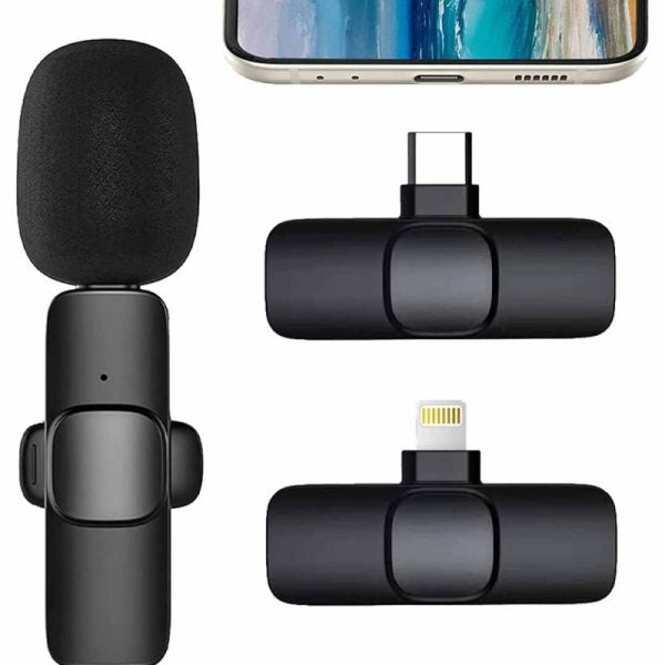 K11 Type-c Wireless Microphone K8 Collar Mic For Type C