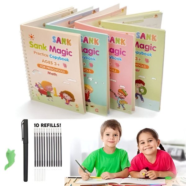 Sank Calligraphy Magic Book | Pack Of 4 Books
