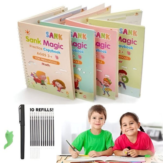 Sank Calligraphy Magic Book | Pack Of 4 Books