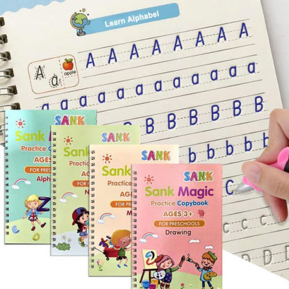 Sank Calligraphy Magic Book | Pack Of 4 Books