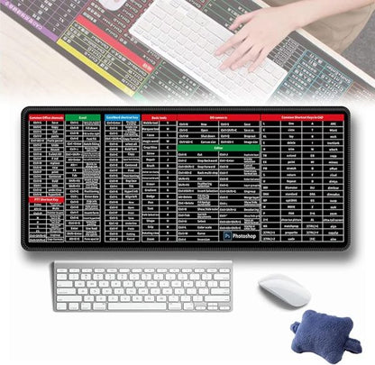 Shortcut Keyboard Mat Office Ps Lock Edge